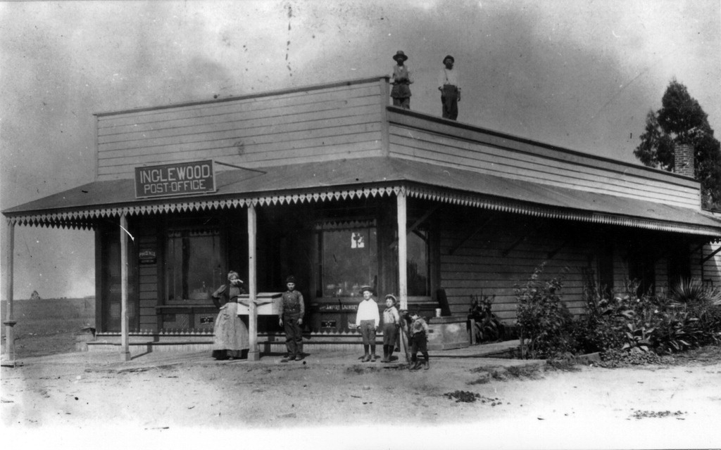 Inglewood Post Office ca 1880 - Inglewood Public Library Collection